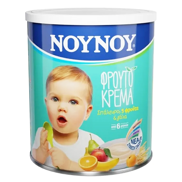 ΝΟΥΝΟΥ ΦΡΟΥΤΟΚΡΕΜΑ 5 ΦΡΟΥΤΑ 300gr.