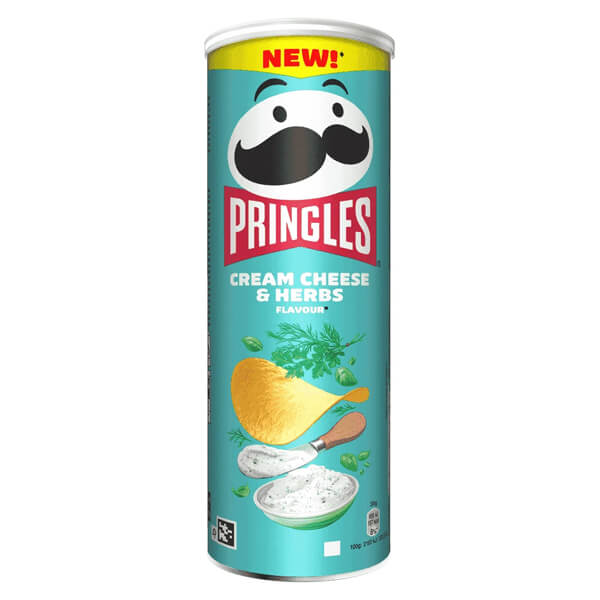 PRINGLES ΤΣΙΠΣ 165gr - (CREAM CHEESE ΚΑΙ HERBS)