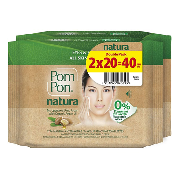 POM PON EYES ΚΑΙ FACE ΜΑΝΤΗΛΑΚΙΑ 40τεμ. - (NATURA) (2x20τεμ.)