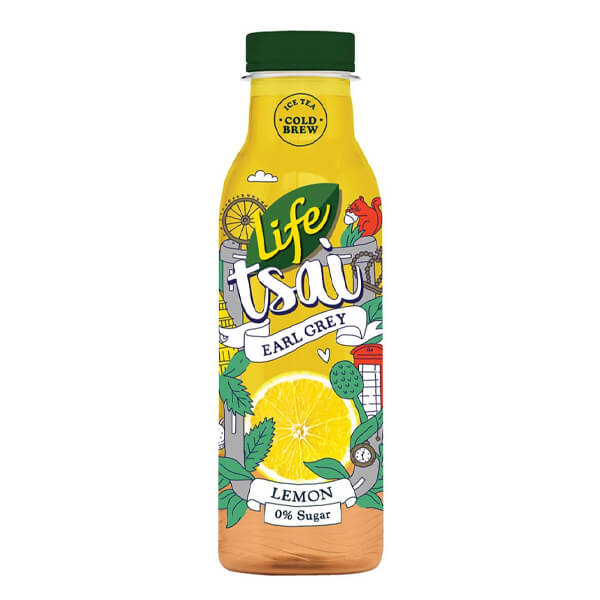 LIFE TSAI 500ml - (EARL GREY TEA ΛΕΜΟΝΙ)