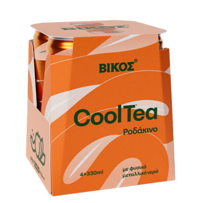 ΒΙΚΟΣ COOL TEA ΚΟΥΤΙ (4x330ml) - (ΡΟΔΑΚΙΝΟ)