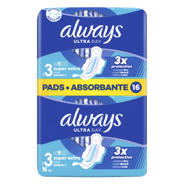 ALWAYS ΣΕΡΒΙΕΤΕΣ ULTRA 16τεμ. - (SUPER EXTRA)