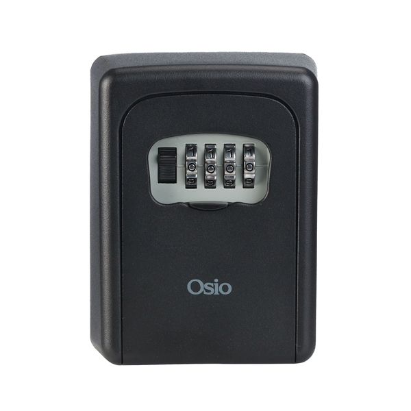 OSIO ΜΑΥΡΗ ΚΛΕΙΔΟΘΗΚΗ ΑΠΟ ΑΛΟΥΜΙΝΙΟ ΜΕ ΣΥΝΔΥΑΣΜΟ 9x4x12cm OSB-3680-BL