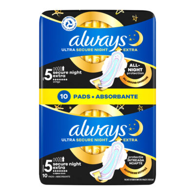 ALWAYS ΣΕΡΒΙΕΤΕΣ ULTRA PLATINUM 10τεμ. - (SECURE NIGHT) (EXTRA)