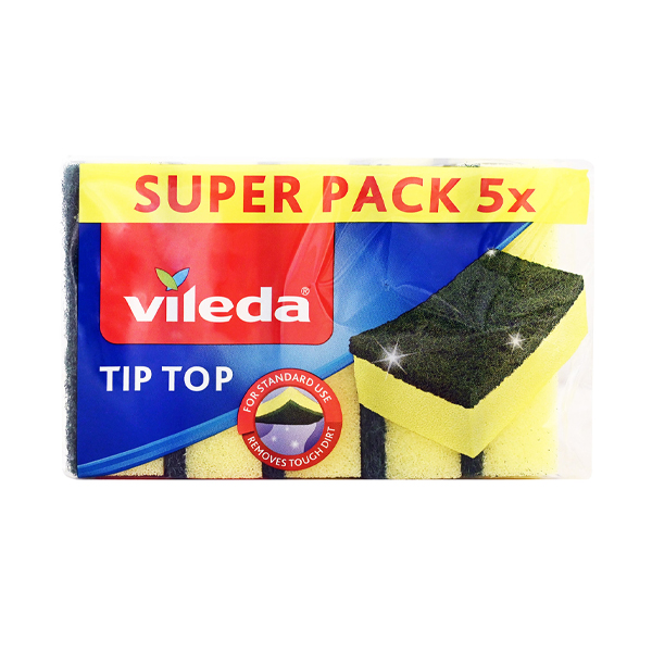 VILEDA ΣΦΟΥΓΓΑΡΑΚΙ TIPTOP (5τεμ.)