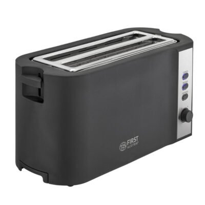 FIRST AUSTRIA FA-5366-1 ΜΑΥΡΗ ΦΡΥΓΑΝΙΕΡΑ 4 ΘΕΣΕΩΝ ΚΑΙ 2 ΥΠΟΔΟΧΩΝ 1500W