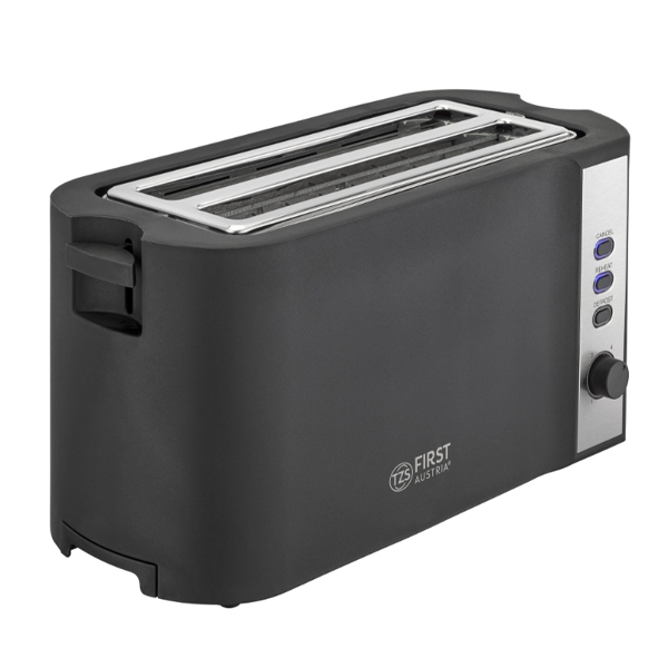 FIRST AUSTRIA FA-5366-1 ΜΑΥΡΗ ΦΡΥΓΑΝΙΕΡΑ 4 ΘΕΣΕΩΝ ΚΑΙ 2 ΥΠΟΔΟΧΩΝ 1500W