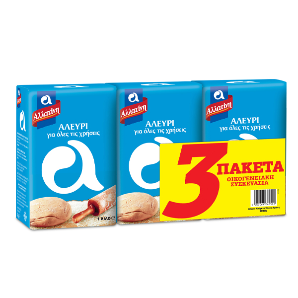 ΑΛΛΑΤΙΝΗ ΑΛΕΥΡΙ ΓΟΧ - 3 x 1kg
