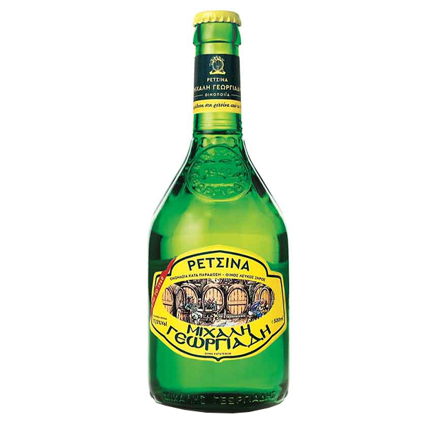 ΓΕΩΡΓΙΑΔΗ ΜΙΧΑΛΗ ΡΕΤΣΙΝΑ ΚΑΡΑΦΑ  500ml - (ΜΗ ΕΠΙΣΤΡΕΦΟΜΕΝΗ ΦΙΑΛΗ)  (vol 11.5%)