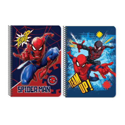 ΤΕΤΡΑΔΙO ΣΠΙΡΑΛ 17Χ25 2ΘΕΜ 60Φ SPIDERMAN  2ΣΧ
