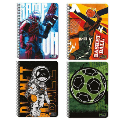 ΤΕΤΡΑΔΙΟ ΣΠΙΡΑΛ 17Χ25 2Θ 60Φ  MUST TEAM LIMITS