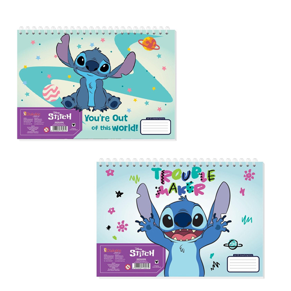 ΜΠΛΟΚ ΖΩΓΡΑΦ LILO ΚΑΙ STITCH Α4  30ΦΥΛ 2ΣΧ