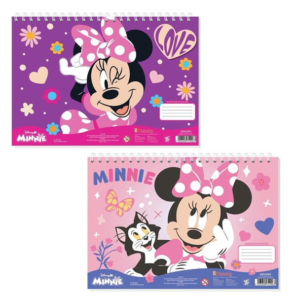 ΜΠΛΟΚ ΖΩΓΡΑΦ MINNIE Α4  30ΦΥΛ 2ΣΧ