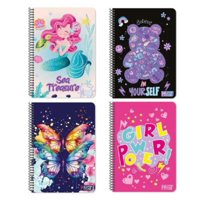 ΤΕΤΡΑΔΙΟ ΣΠΙΡΑΛ 17Χ25 1Θ 30Φ MUST TEAM CUTE