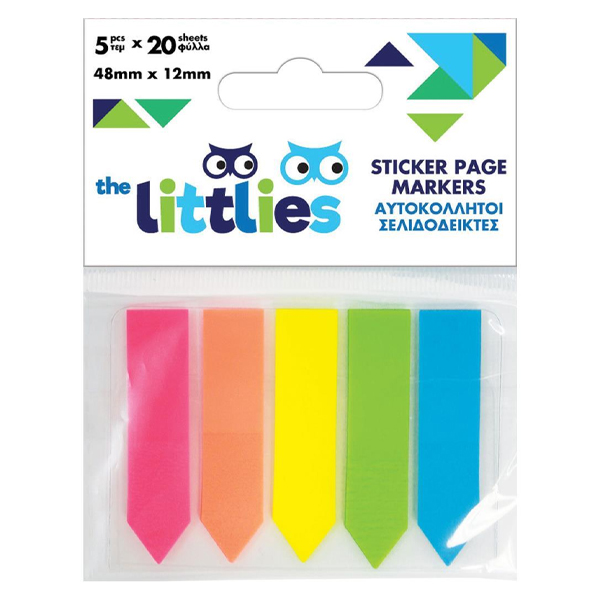 THE LITTLIES ΣΕΛΙΔΟΔΕΙΚΤΕΣ ΒΕΛΗ 48x12mm (12τεμ.)