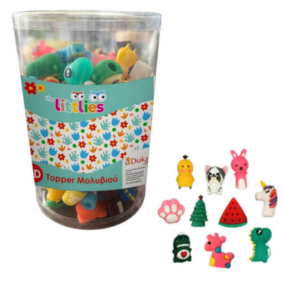 THE LITTLIES TOPPER ΜΟΛΥΒΙΟΥ 3D (100τεμ.)