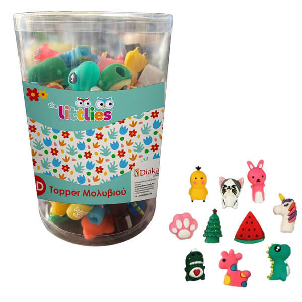 THE LITTLIES TOPPER ΜΟΛΥΒΙΟΥ 3D (100τεμ.)