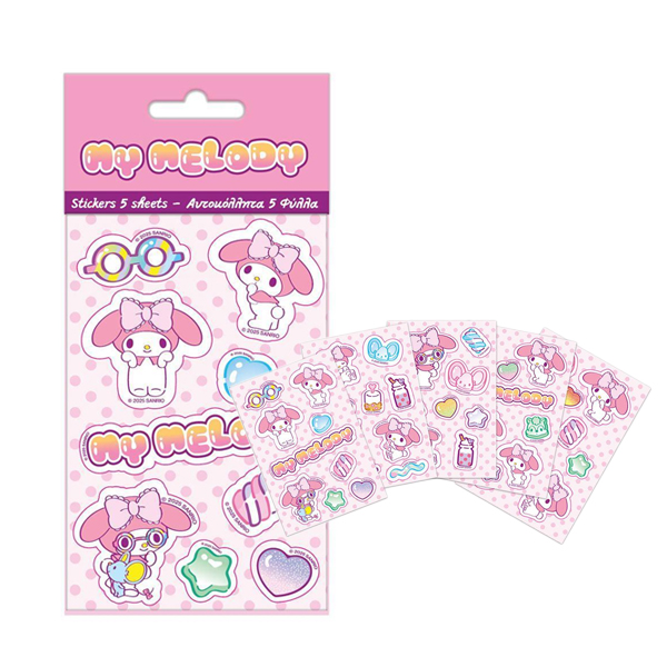 ΑΥΤΟΚΟΛΛΗΤA MY MELODY 8X12 5ΦΥΛΛΑ
