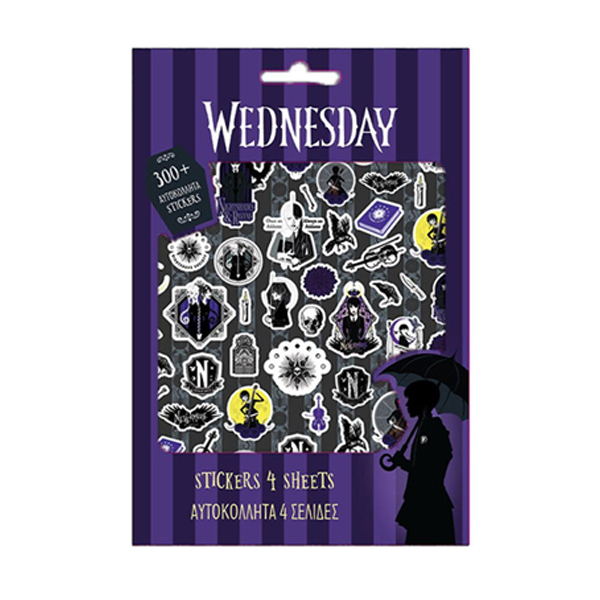 ΑΥΤΟΚΟΛΛΗΤΑ 300ΤΕΜ ΜΠΛΟΚ 14,5Χ21,5ΕΚ WEDNESDAY
