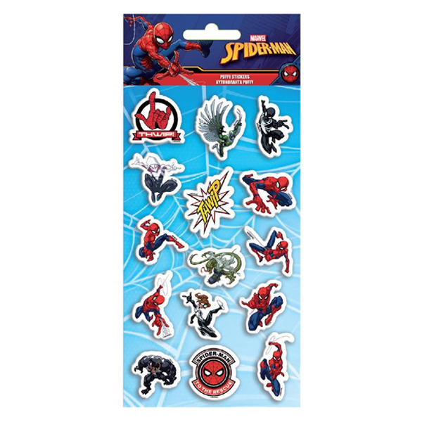 ΑΥΤΟΚΟΛΛΗΤΑ PUFFY 10X22EK SPIDERMAN