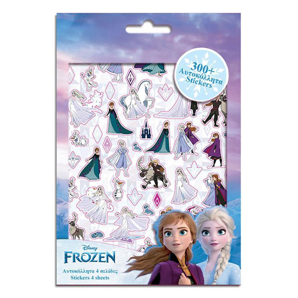 ΑΥΤΟΚΟΛΛΗΤΑ DISNEY FROZEN 2 ΜΠΛΟΚ 300 ΤΜΧ., 14,5X21,5 ΕΚ.
