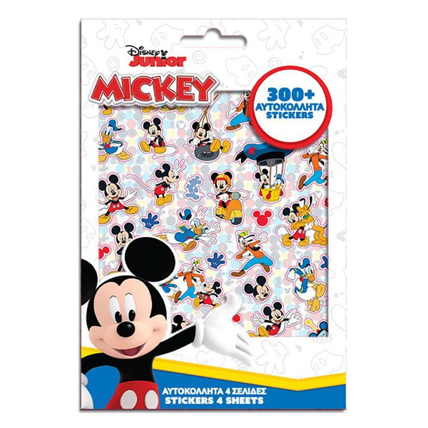ΑΥΤΟΚΟΛΛΗΤΑ DISNEY MICKEY MOUSE ΜΠΛΟΚ 300 ΤΜΧ., 14,5X21,5 ΕΚ.