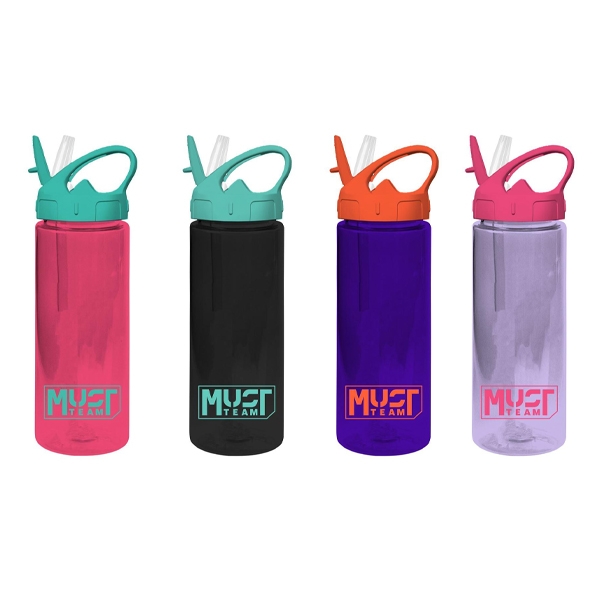 ΠΑΓΟΥΡΙ MUST TEAM ΠΛΑΣΤΙΚΟ 500ML ΜΕ ΚΑΛΑΜΑΚΙ 6,5X21,5 4 ΧΡΩΜΑΤΑ