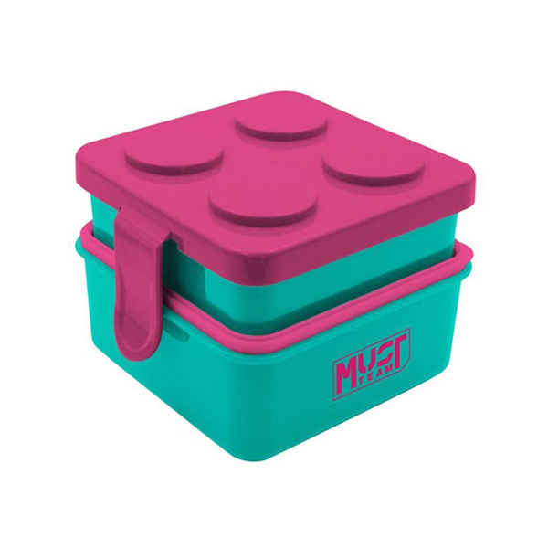 ΦΑΓΗΤΟΔΟΧΕΙΟ 2 ΣΕ 1 MUST TEAM 850ML + 500ML PP ΠΛΑΣΤΙΚΟ ΜΕ ΚΟΥΤΑΛΙ 2 ΧΡΩΜΑΤΑ