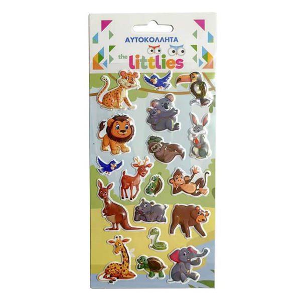 ΑΥΤΟΚΟΛΛΗΤΑ 10X22EK ΖΩΑ ΖΟΥΓΚΛΑΣ THE LITTLIES