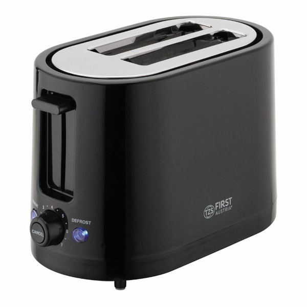 FIRST AUSTRIA FA-5368-3 ΦΡΥΓΑΝΙΕΡΑ 2 ΘΕΣΕΩΝ 750W - (ΜΑΥΡΗ)