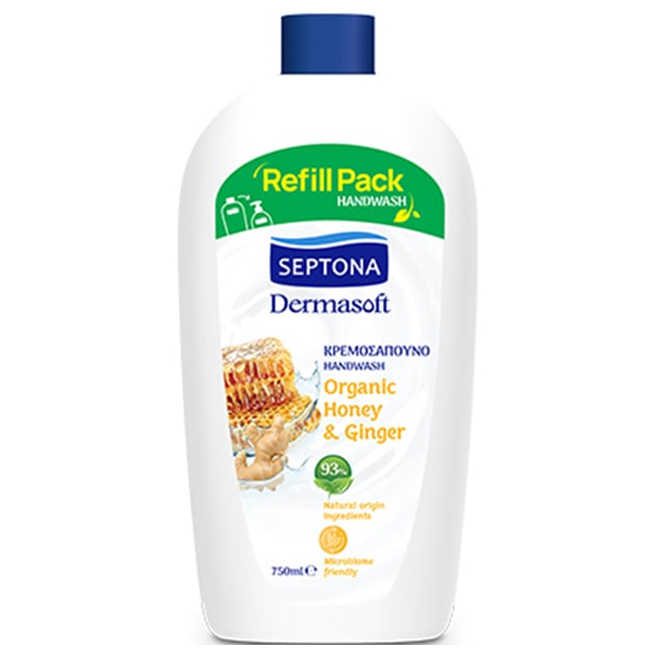 SEPTONA DERMASOFT ΚΡΕΜΟΣΑΠΟΥΝΟ HONEY ΚΑΙ GINGER 750ml