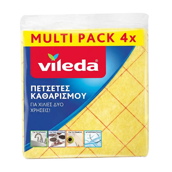 VILEDA ΠΕΤΣΕΤΕΣ ΚΑΘΑΡΙΣΜΟΥ (4τεμ.)