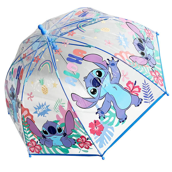 ΟΜΠΡΕΛΑ ΠΑΙΔΙΚΗ ΜΠΑΣΤΟΥΝΙ 45cm - (LILO ΚΑΙ STITCH) (9659)