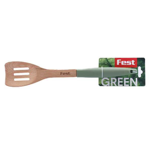 ΣΠΑΤΟΥΛΑ ΤΡΥΠΗΤΗ ΞΥΛΙΝΗ GREEN FEST