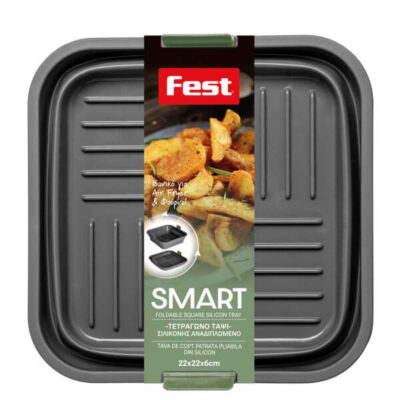 ΤΕΤΡΑΓΩΝΟ ΤΑΨΙ ΣΙΛΙΚΟΝΗΣ ΑΝΑ/ΜΕΝΟ 22x22x6 FEST SMA