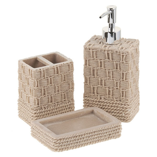 SMS-884 ΚΕΡΑΜΙΚΟ ΣΕΤ ΜΠΑΝΙΟΥ DISP.ΣΕΤ/3  ΜΠΕΖ