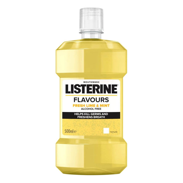 LISTERINE ΣΤΟΜΑΤΙΚΟ ΔΙΑΛΥΜΑ 500ml - (FRESH LIME ΚΑΙ MINT)