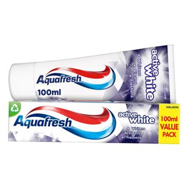 AQUAFRESH ACTIVE WHITE 100ml - (ΟΔΟΝΤΟΚΡΕΜΑ)