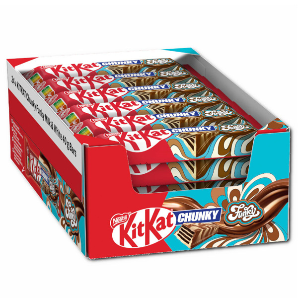 KIT KAT ΣΟΚΟΛΑΤΑ 24x40gr (CHUNKY FUNKY)