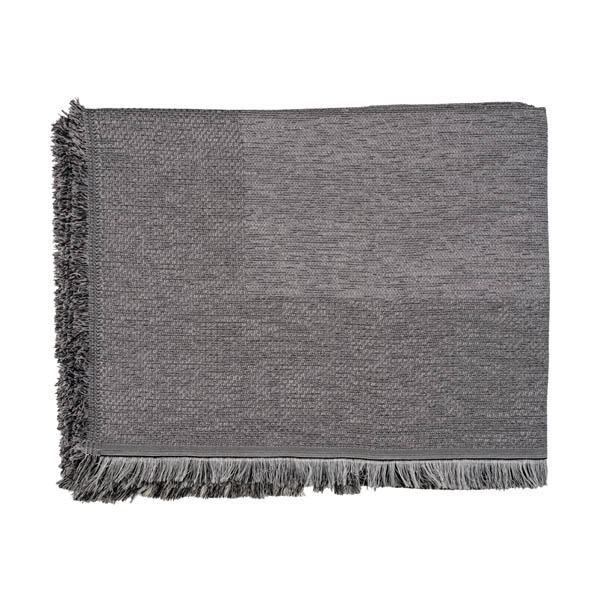 ΚΟΥΒΕΡΤΑ ΡΙΧΤΑΡΙ LOUMA 170x290cm - (30% ΒΑΜΒΑΚΙ-70% ΠΟΛΥΕΣΤΕΡΑΣ) (ΓΚΡΙ)