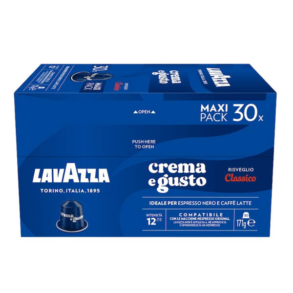 LAVAZZA CAPS NESPRESSO (30τεμ.) - (CREMA GUSTO)