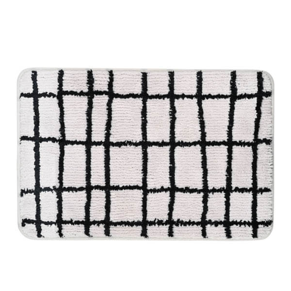 ECOCASA ΤΑΠΕΤΟ ΜΠΑΝΙΟΥ CAGE 40x60cm - (ΓΚΡΙ - ΜΑΥΡΟ)