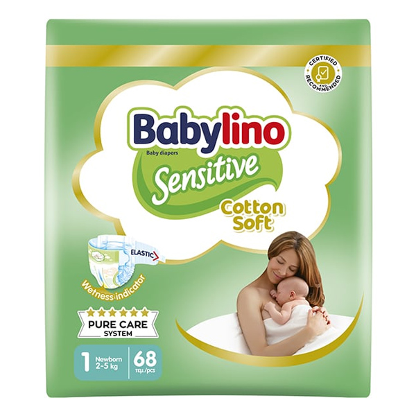 BABYLINO ΠΑΝΕΣ SENSITIVE No1 (68τεμ.) (2-5kg)