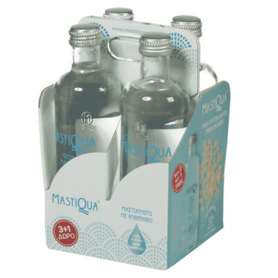 MASTIQUA ΑΝΘΡΑΚΟΥΧΟ ΝΕΡΟ 330ml   (3+1 ΔΩΡΟ)