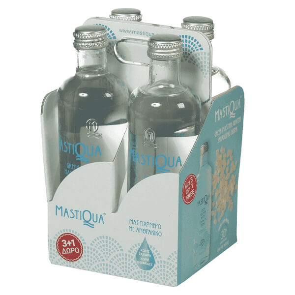 MASTIQUA ΑΝΘΡΑΚΟΥΧΟ ΝΕΡΟ 330ml   (3+1 ΔΩΡΟ)