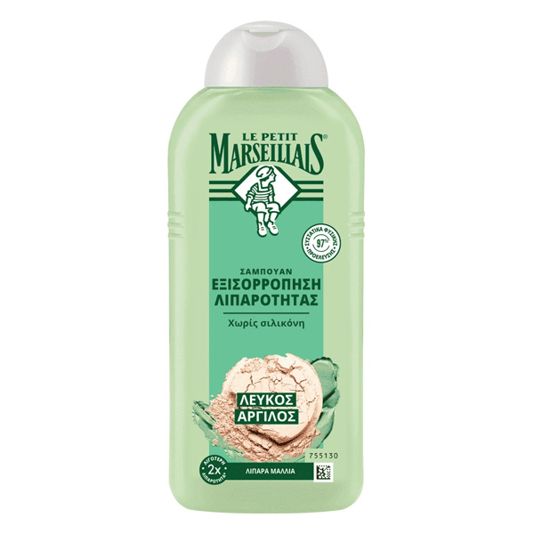 LE PETIT MARSEILLAIS ΣΑΜΠΟΥΑΝ 300ml - (ΛΕΥΚΟΣ ΑΡΓΙΛΟΣ)