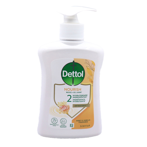 DETTOL ΚΡΕΜΟΣΑΠΟΥΝΟ 250ml - (ΜΕΛΙ ΚΑΙ ΒΑΝΙΛΙΑ)