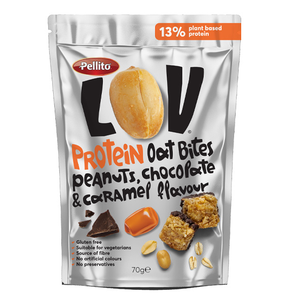 PELLITO LOV OAT BITES 70gr. - (ΦΥΣΤΙΚΙ - ΚΑΡΑΜΕΛΑ - ΣΟΚΟΛΑΤΑ)