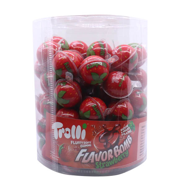 TROLLI ΖΑΧΑΡΩΤA  STRAWBERRY  BOMB (80x18,8gr)