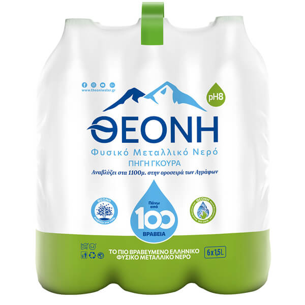 ΘΕΟΝΗ ΦΥΣΙΚΟ ΜΕΤΑΛ. ΝΕΡΟ 1.5lt - (6pack)
